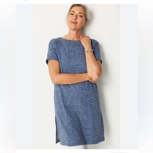 J. Jill NWT dusty blue dress/tunic with side slits size PS
